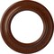 Ekena Millwork Holmdel Medallion (Canopies up to 12 7/8"), 20 7/8"OD x 12 7/8"ID x 1"P, Burnished Mahogany Crackle CM20HOBMC - alternate 1